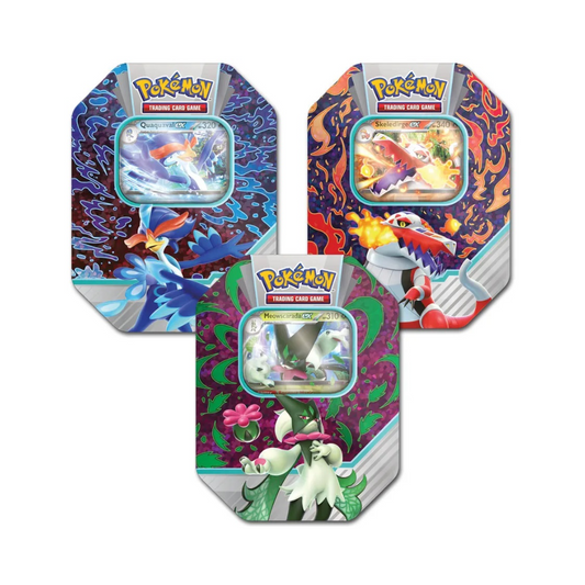 3-pack-paldea-partners-meowscarada-skeledirge-y-quaquaval-tin-cartas-pokemon