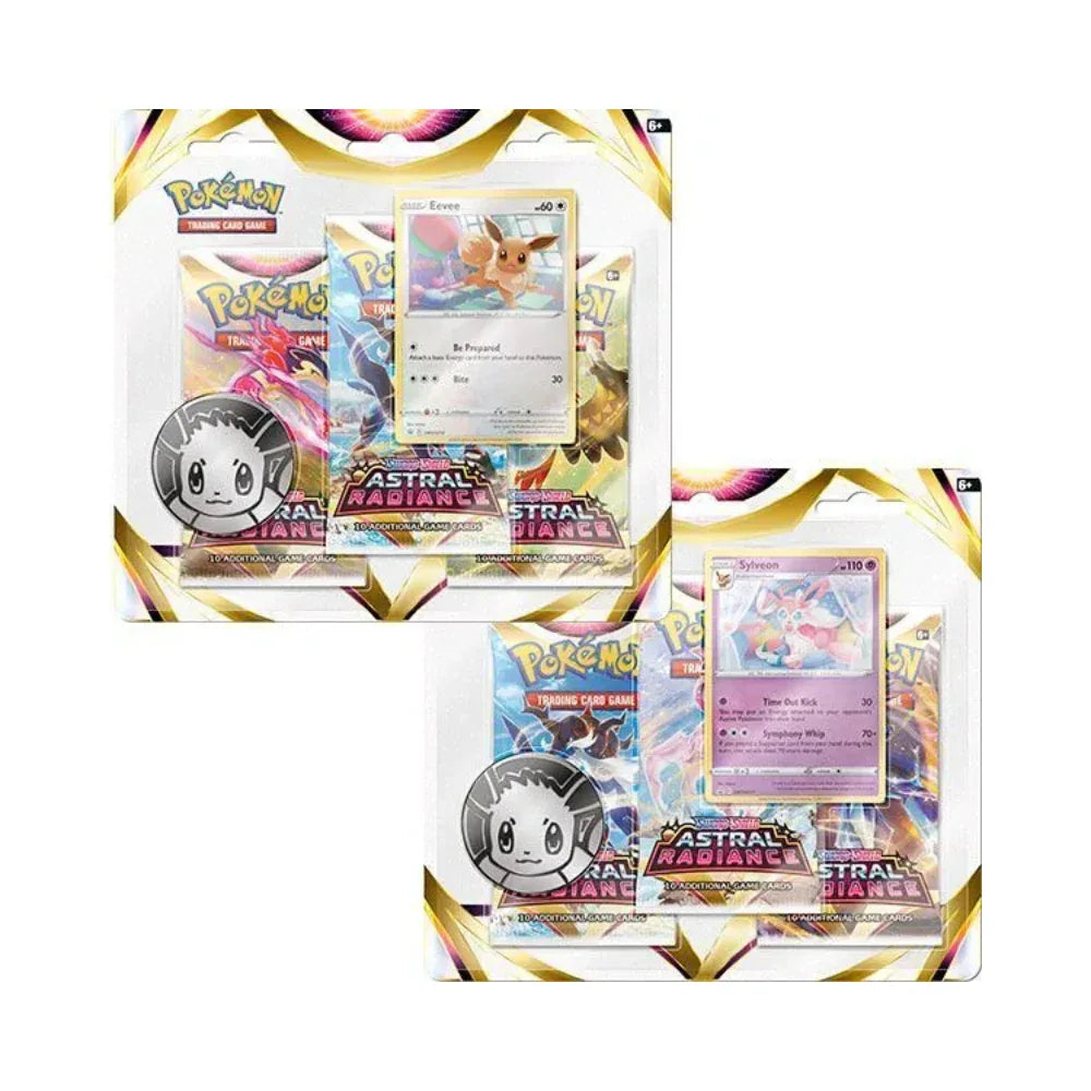 Pokémon TCG Astral Radiance 3-Pack Booster Blister – Inglés - Kadoplay
