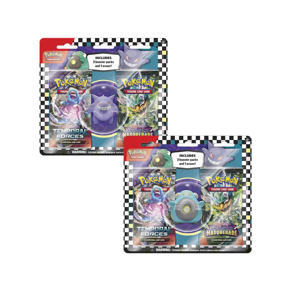 Pokémon TCG: Back to School 2024 – Eraser Blister – Pack de 2 – Inglés - Kadoplay