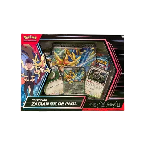 Pokémon TCG Zacian de Paul ex Caja de Colección- Español - Kadoplay
