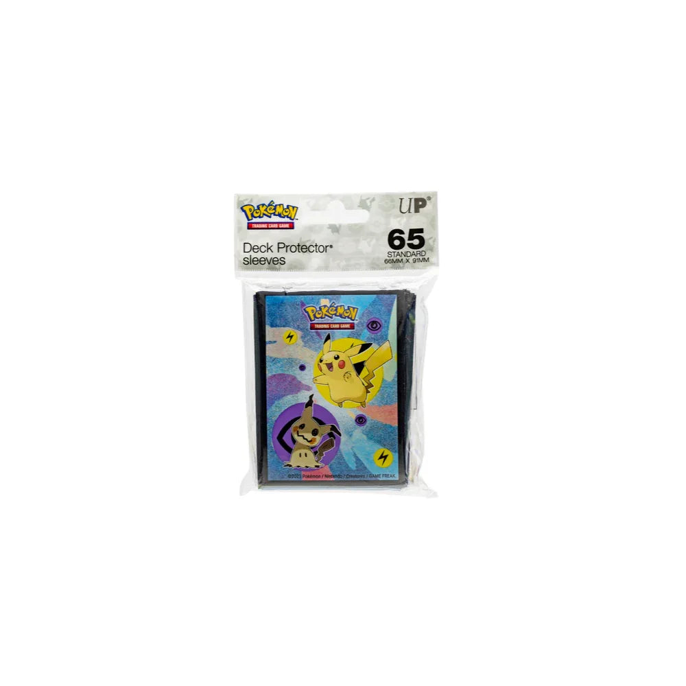 Fundas Protectoras Pokémon Pikachu y Mimikyu Ultra Pro (65 uds) - Kadoplay