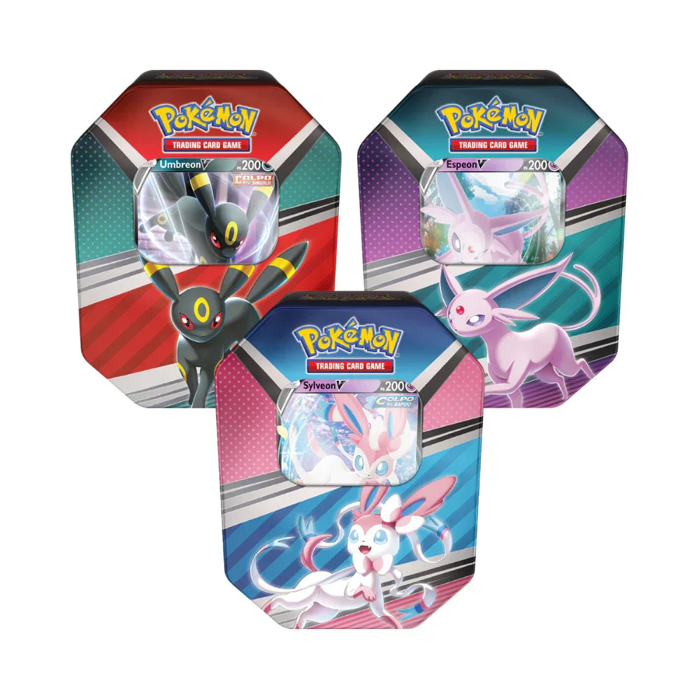 Pokémon TCG – V Heroes Tin – Pack de 3 – Inglés - Kadoplay