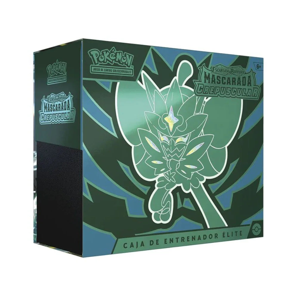 Pokémon TCG Escarlata y Púrpura Mascarada Crepuscular Elite Trainer Box – Español - Kadoplay