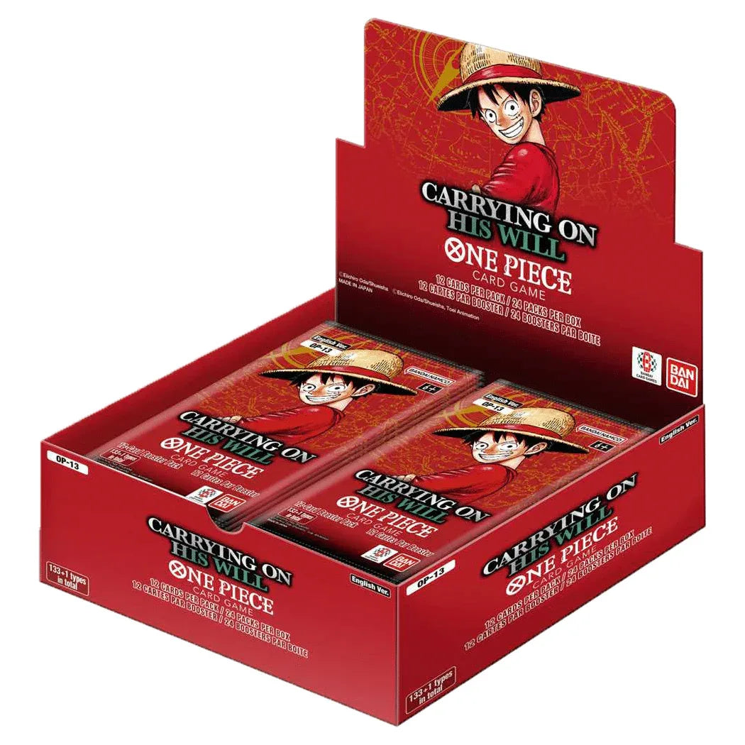 One Piece TCG Carrying on His Will Booster Box – 24 Packs – Inglés - Kadoplay