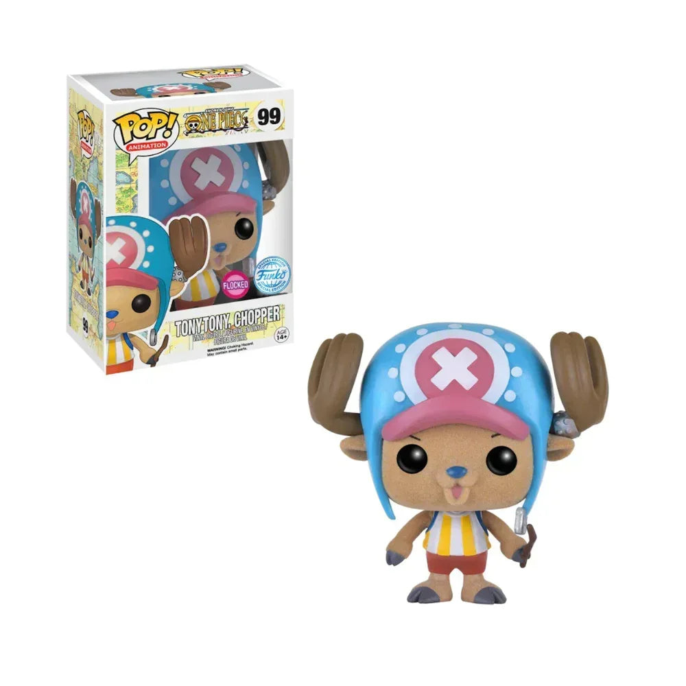 Funko Pop! One Piece – Tony Tony Chopper Flocked #99 - Kadoplay