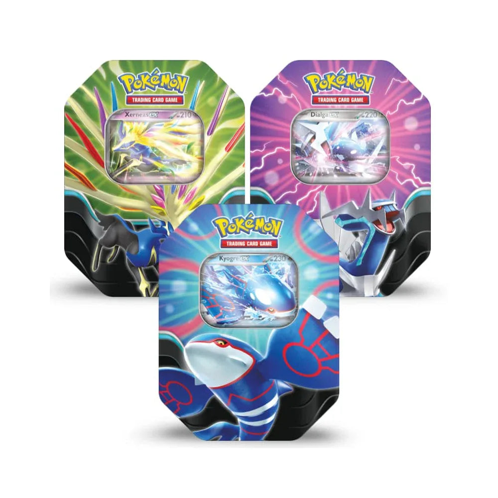 pokemon-tcg-azure-legends-tin-pack-3-kyogre-xerneas-dialga-ingles - Kadoplay