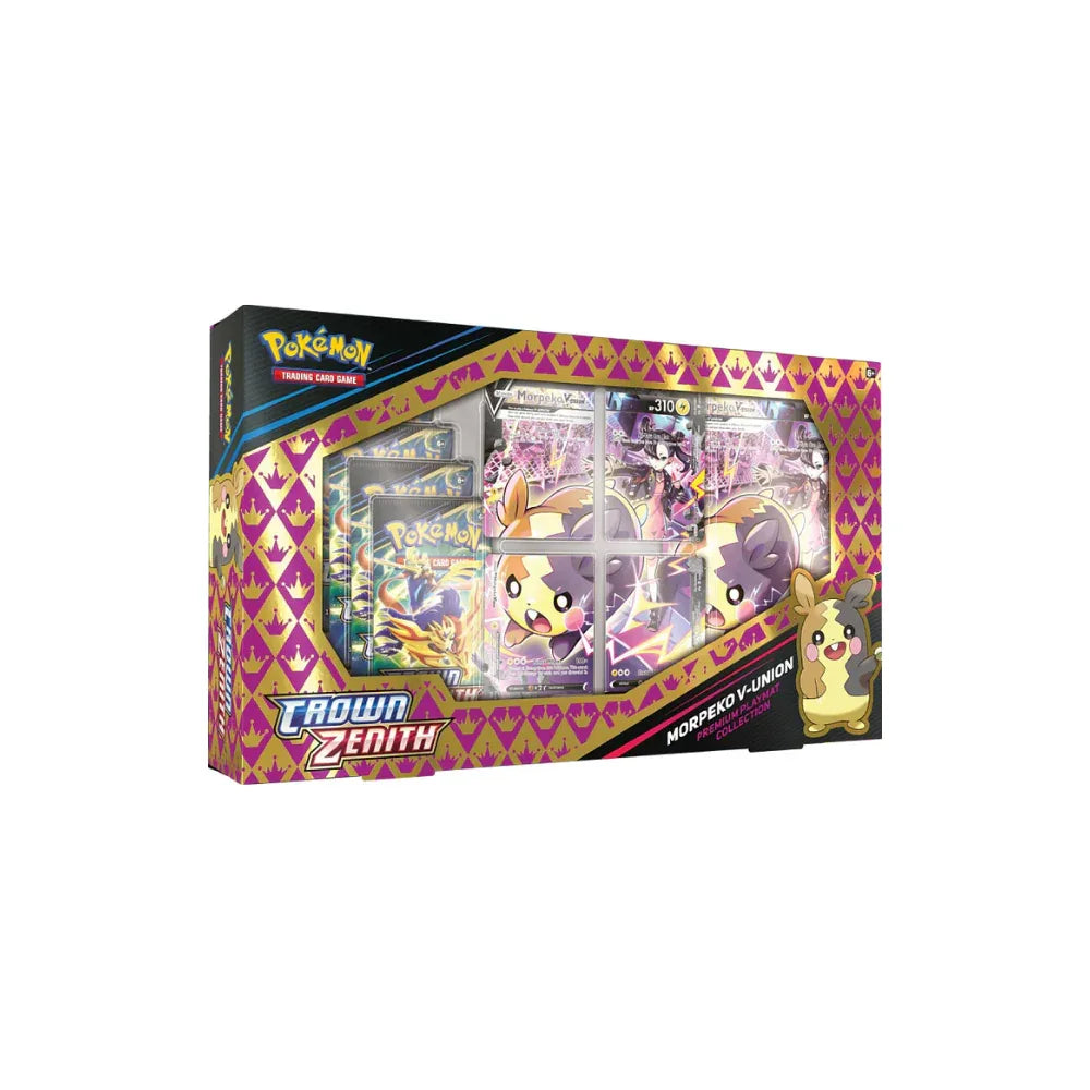 Pokémon TCG Crown Zenith Premium Playmat Collection – Morpeko V-UNION – Inglés - Kadoplay