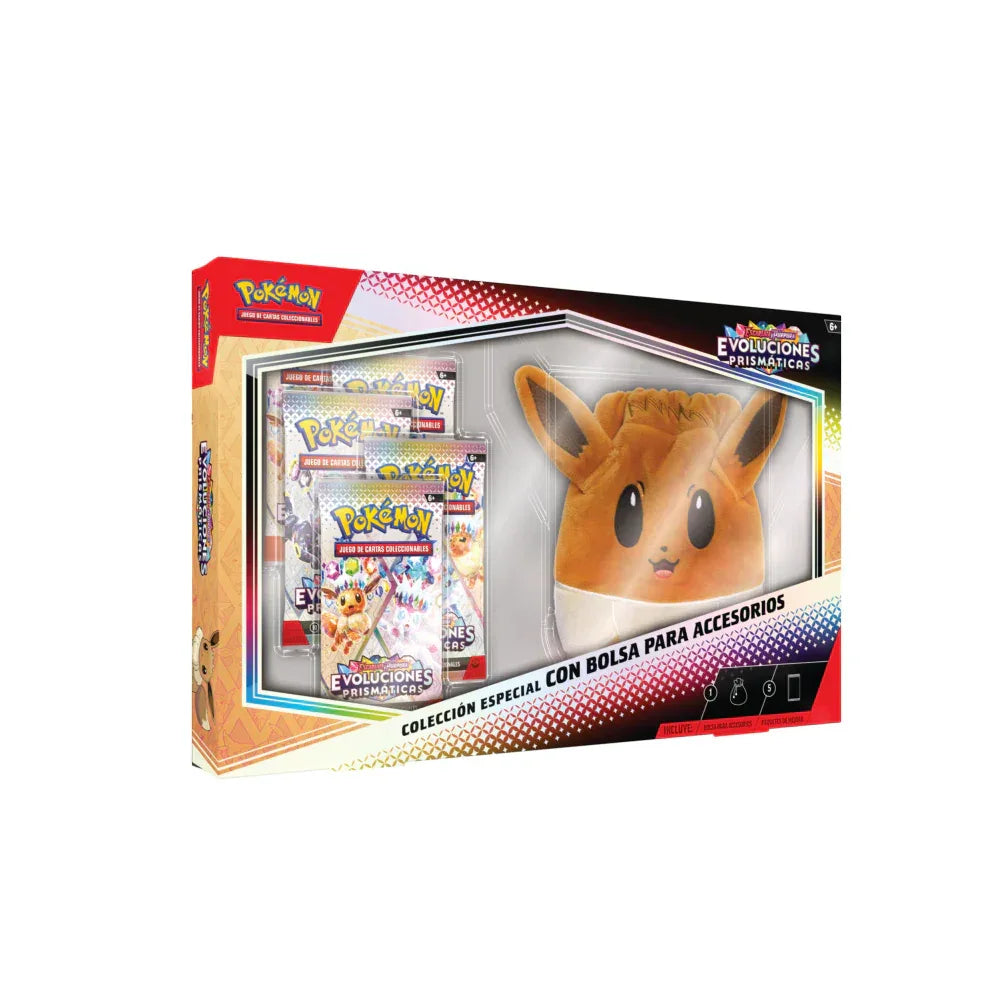 Pokémon TCG Evoluciones Prismáticas Accessory Pouch – Español - Kadoplay