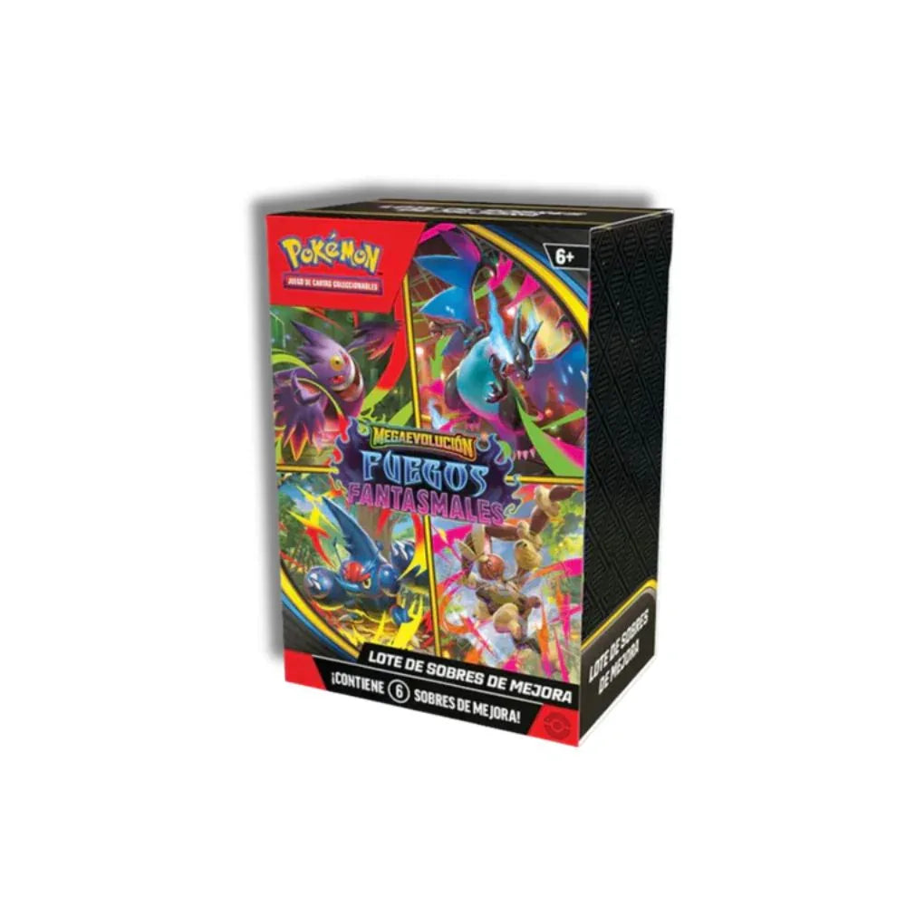 Pokémon TCG Fuegos Fantasmales – Pack 6 Sobres – Español - Kadoplay