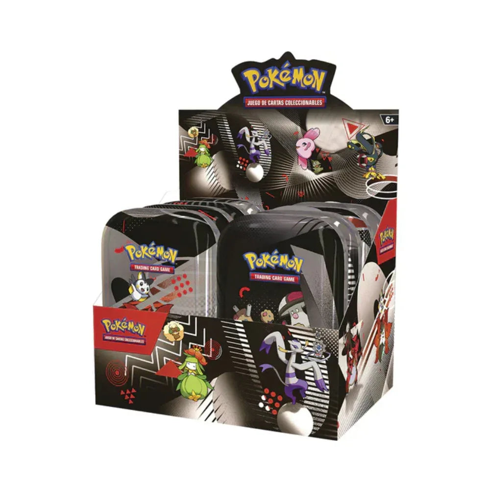 Pokémon TCG: Fulgor Negro y Llama Blanca – Mini Lata – Pack de 8 – Español - Kadoplay