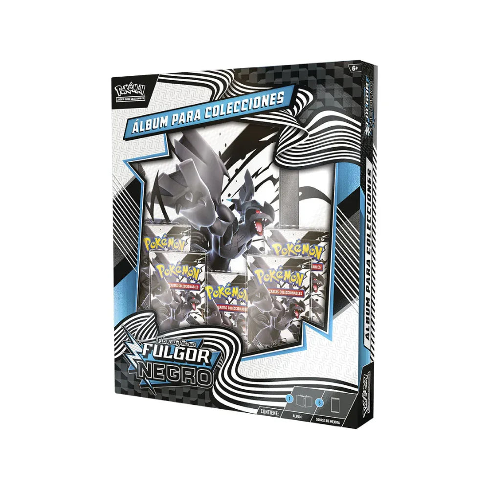 Pokémon TCG Fulgor Negro Álbum para Colecciones – Español - Kadoplay