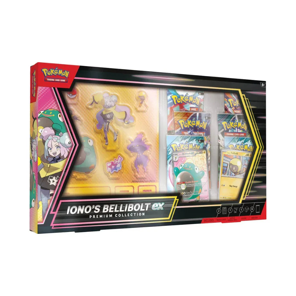 Pokémon TCG Iono’s Bellibolt ex Premium Collection – Inglés - Kadoplay