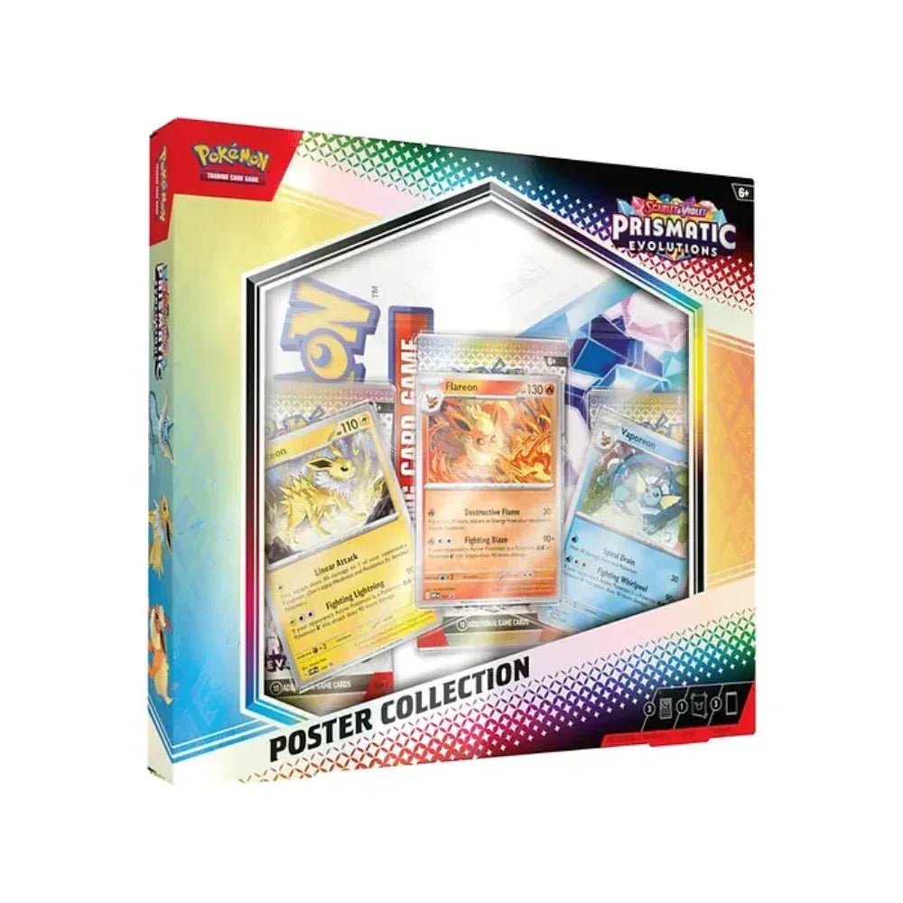 Pokémon TCG: Scarlet & Violet 8.5 – Prismatic Evolutions Poster Collection – Inglés - Kadoplay