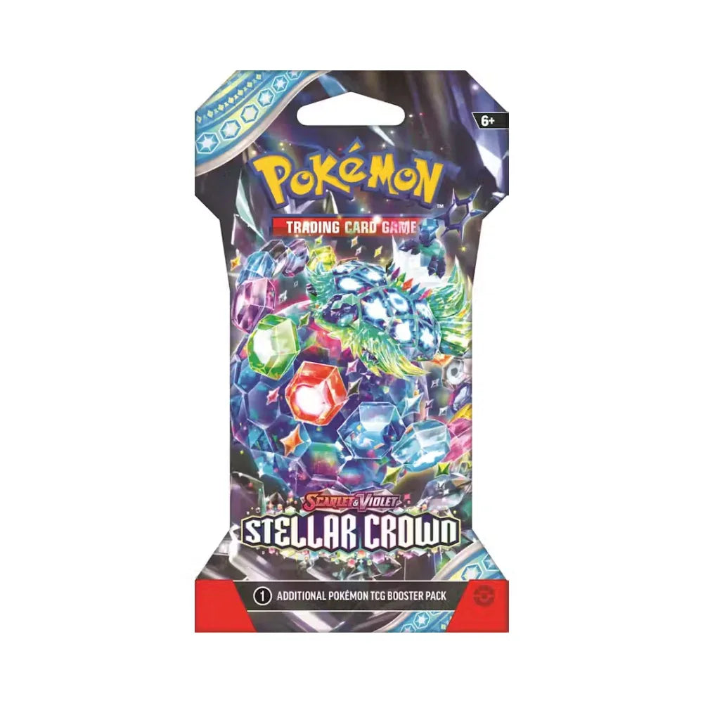 Pokémon TCG: Scarlet & Violet – Stellar Crown Sleeved Booster Pack – Inglés - Kadoplay