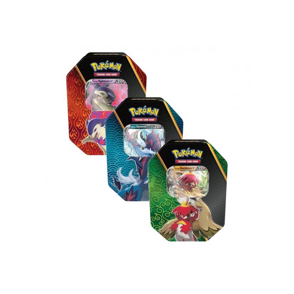 3-pack-divergent-powers-tin-2022-decidueye-typhlosion-samurott-cartas-pokemon