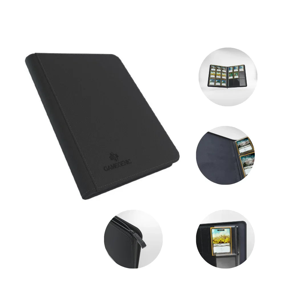 Gamegenic Zip-Up Card Álbum 18-Pocket – Negro - Kadoplay