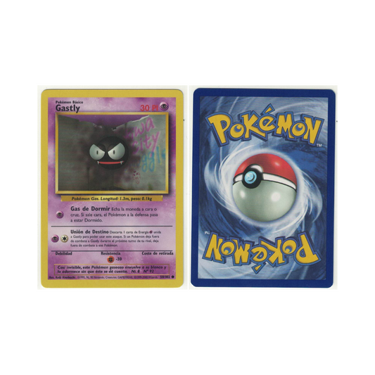 Cartas Sueltas Pokémon Gastly Base Set 50