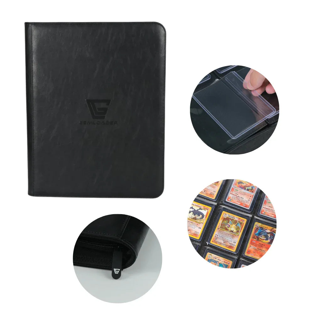 Gemloader Premium Toploader Binder 3x4 – Álbum para Cartas TCG (216 Bolsillos) - Kadoplay
