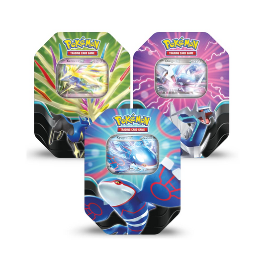 Pokémon TCG – 3 Pack Azure Legends Kyogre Dialga Xerneas EX Tins
