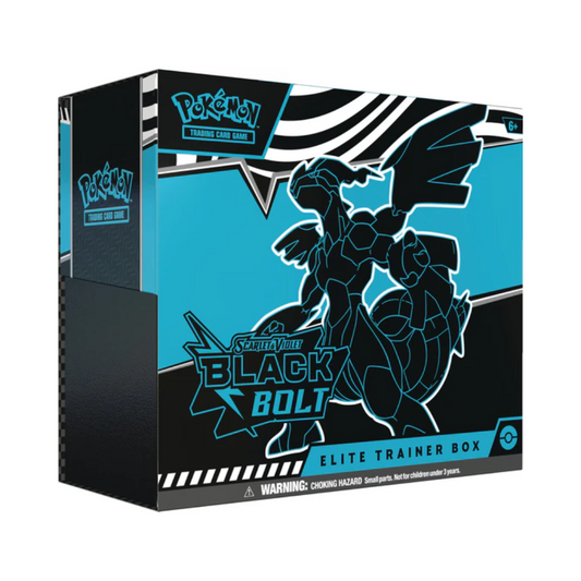 Pokémon TCG Black Bolt Zekrom Elite Trainer Box ETB inglés sellado