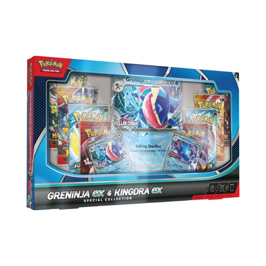 Pokémon TCG Greninja Kingdra ex Special Collection Box inglés sellado