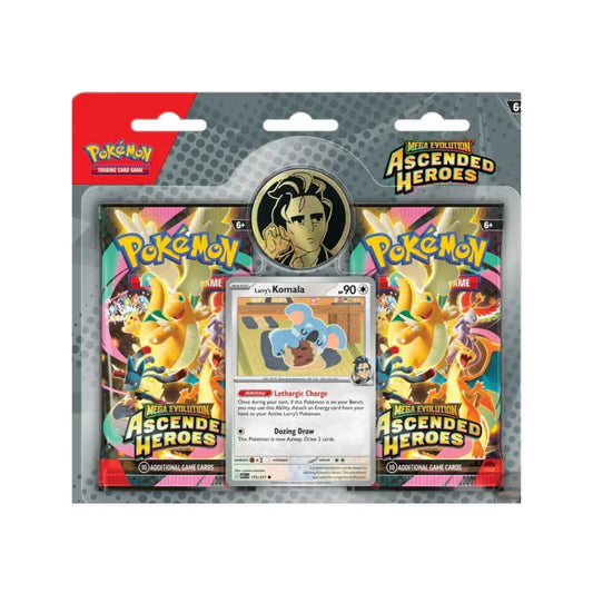 Pokémon TCG: Ascended Heroes – 2-Pack Blister (Komala) – Inglés - Kadoplay