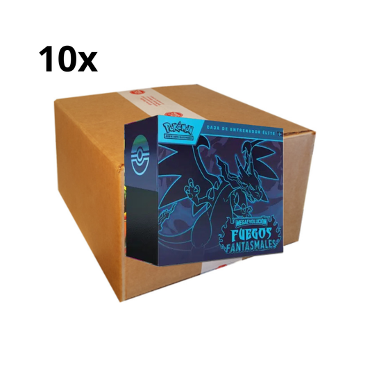 Pokémon TCG ETB Fuegos Fantasmales Case Sellado – Español