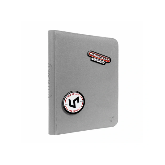 ultra-pro-patchcraft-zippered-9-pocket-pro-binder-grey